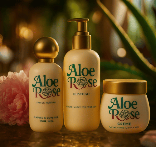Aloe Rose KI Brand Design: Wie ich mit Aloe Rose eine Beauty-Marke mit Werbefilm entwickelt habe